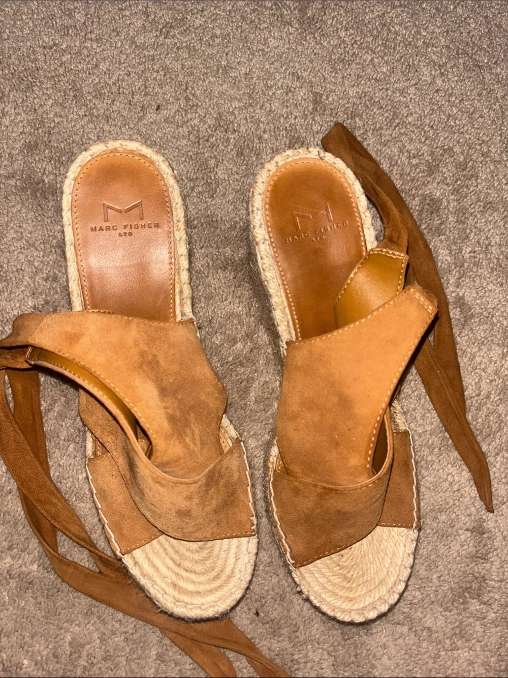 Marc Fisher brown suede